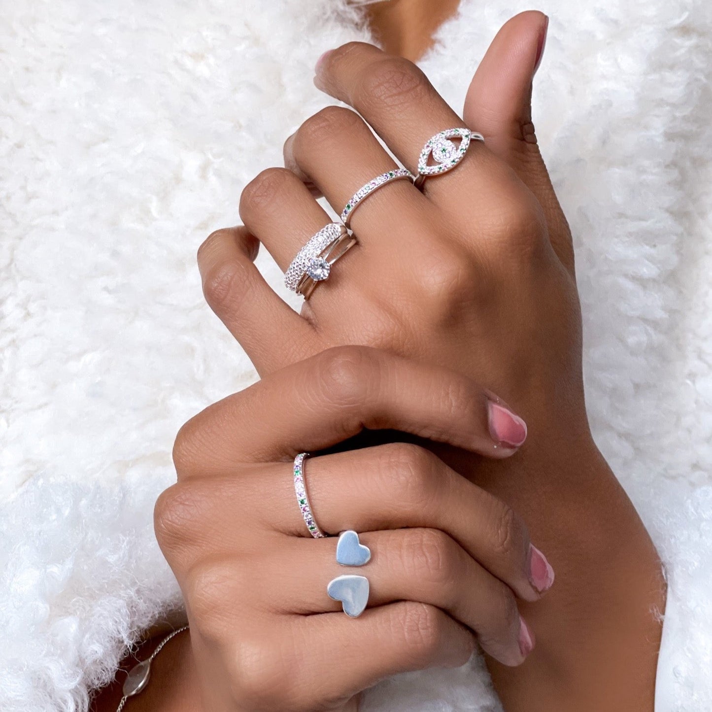 DOUBLE HEARTS RING