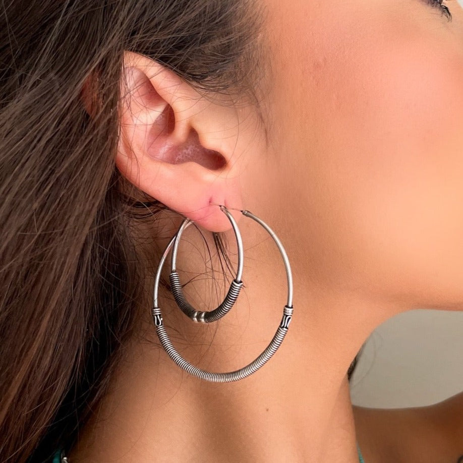 BOHO INDIAN HOOPS